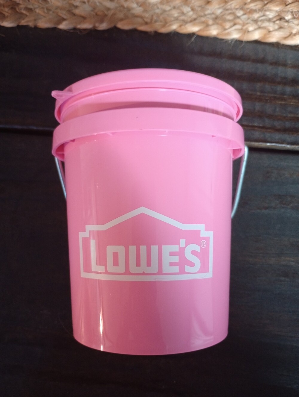 Lowe's Pink Mini Bucket